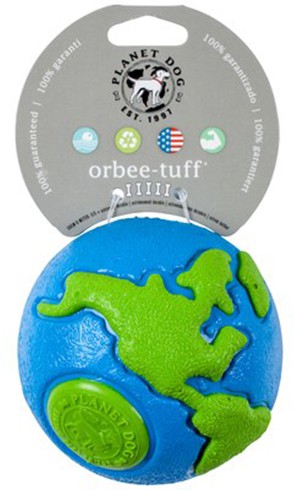Orbee-Tuff® Ball Zeměkoule modro/zelená L 11cm