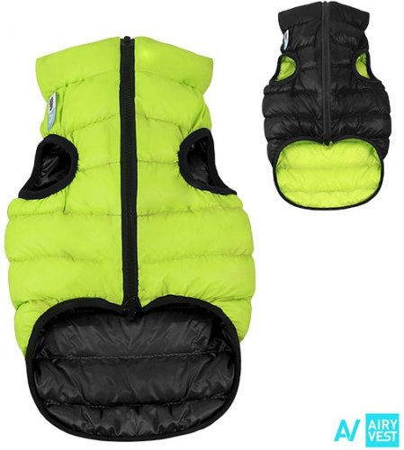 Airy Vest bunda pro psy zelená/černá  XS 30