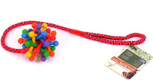 Gumová hračka na laně - 41x7 cm