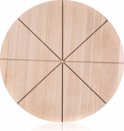 Prkénko krájecí dřevěné na pizzu BRILLANTE 32 x 1,5 cm