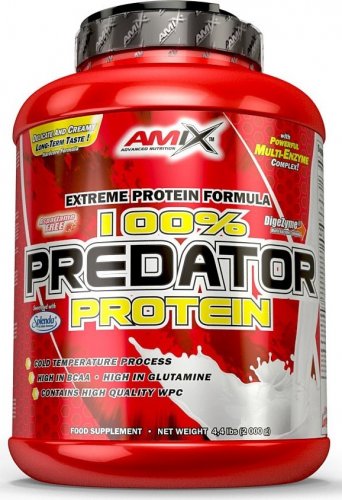Amix 100% Predator 2000 g jahoda