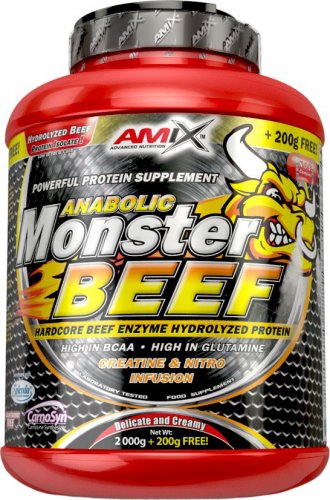 Amix Anabolic Monster Beef 90% Protein 2200 g lesní ovoce