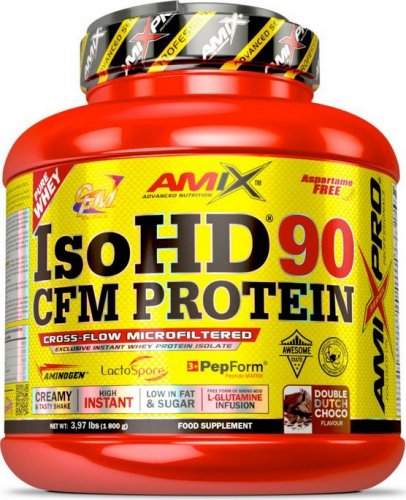 Amix IsoHD 90 CFM Protein 1800 g mocca - čokoláda - káva