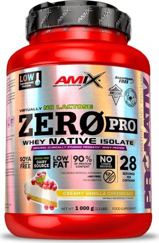 Amix ZeroPro Protein 1000 g jahoda