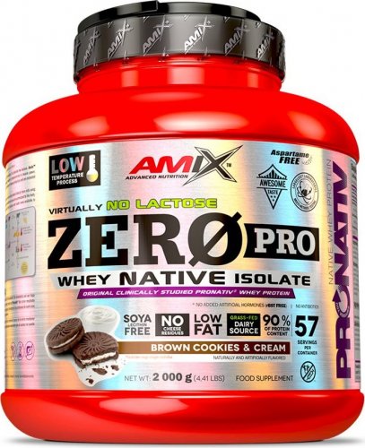 Amix ZeroPro Protein 2000 g bílá čokoláda