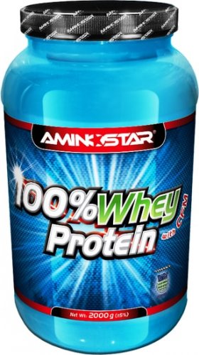 Aminostar 100% Whey Protein with CFM 2000 g jahoda