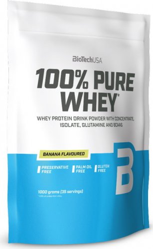BioTech 100% Pure Whey 1000 g vanilka