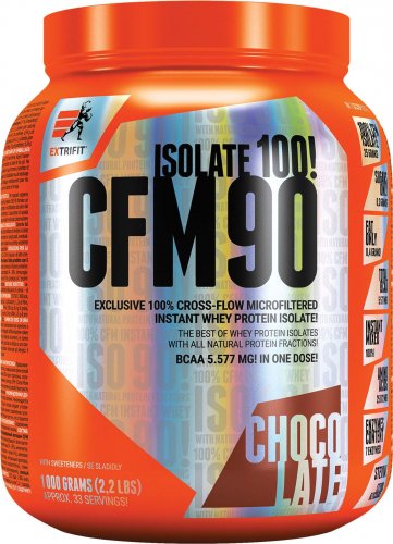 Extrifit CFM90 Instant Whey Isolate 1000 g čokoláda