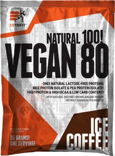 Extrifit Vegan 80 35 g ledová káva