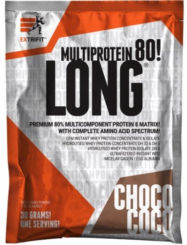 Extrifit Long 80 Multiprotein 30 g
  čokoláda