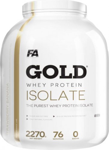 Fitness Authority Gold Whey Protein Isolate 2270 g vanilka