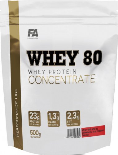 Fitness Authority Whey Protein 80 500 g vanilková zmrzlina