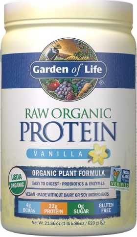 Garden of Life RAW Organic Protein 620 g vanilka