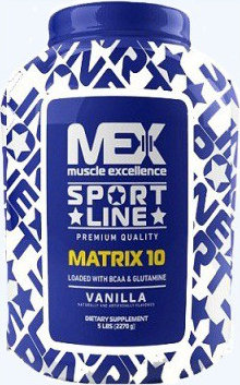 Mex Nutrition Matrix 10 2270 g vanilka