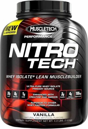 MuscleTech Nitro-Tech Performance 1800 g čokoláda - oříšek