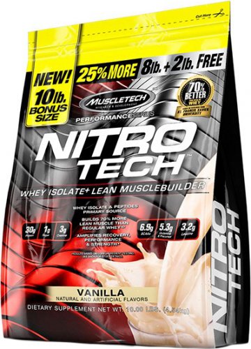 MuscleTech Nitro-Tech Performance 4540 g čokoláda