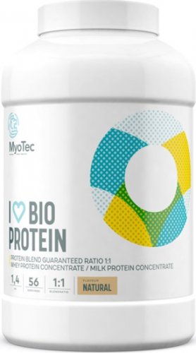MyoTec I Love BIO Protein 1400 g bez příchutě