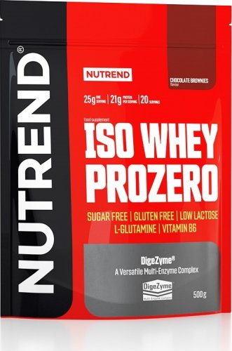Nutrend ISO Whey Prozero 500 g bílá čokoláda