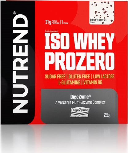 Nutrend ISO Whey Prozero 25 g bílá čokoláda
