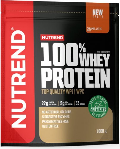 Nutrend 100% Whey Protein 1000 g jahoda