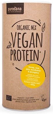 Purasana Vegan Protein MIX BIO 400 g bez
  příchutě