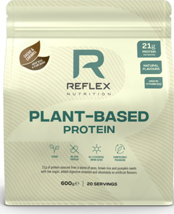 Reflex Plant Based Protein (Rostlinný protein) 600 g kakao - karamel