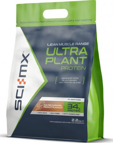 Sci-MX Ultra Plant Protein 900 g slaný arašíd
  - karamel