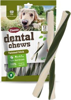 Dental Chews Twisted Stick máta a čaj 170g/12ks