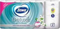 Wc toaletní papír ZEWA Deluxe Aqua Tube Jasmine 3V 8ks