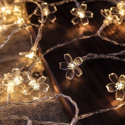 LED světelný řetěz - třešňový květ