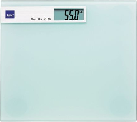 Osobní váha digitální LINDA, skleněná bílá do 150kg KELA KL-21299