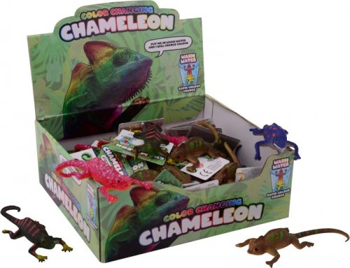Chameleon měnící barvu