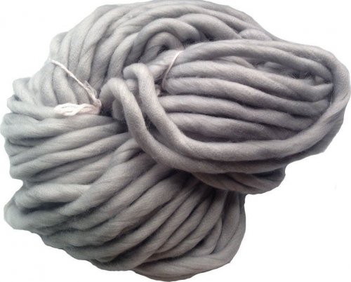 Příze pro ruční pletení - šedá