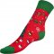 Ponožky Vánoce 2 - 35-38 - červená, zelená