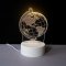 Dekorativní 3D lampa - glóbus