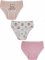 Dívčí bavlněné kalhotky, Cat - 3ks v balení, růžovo/bílé, vel. 122/128 cm